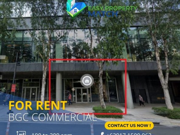 BGC Commercial space for rent Shang