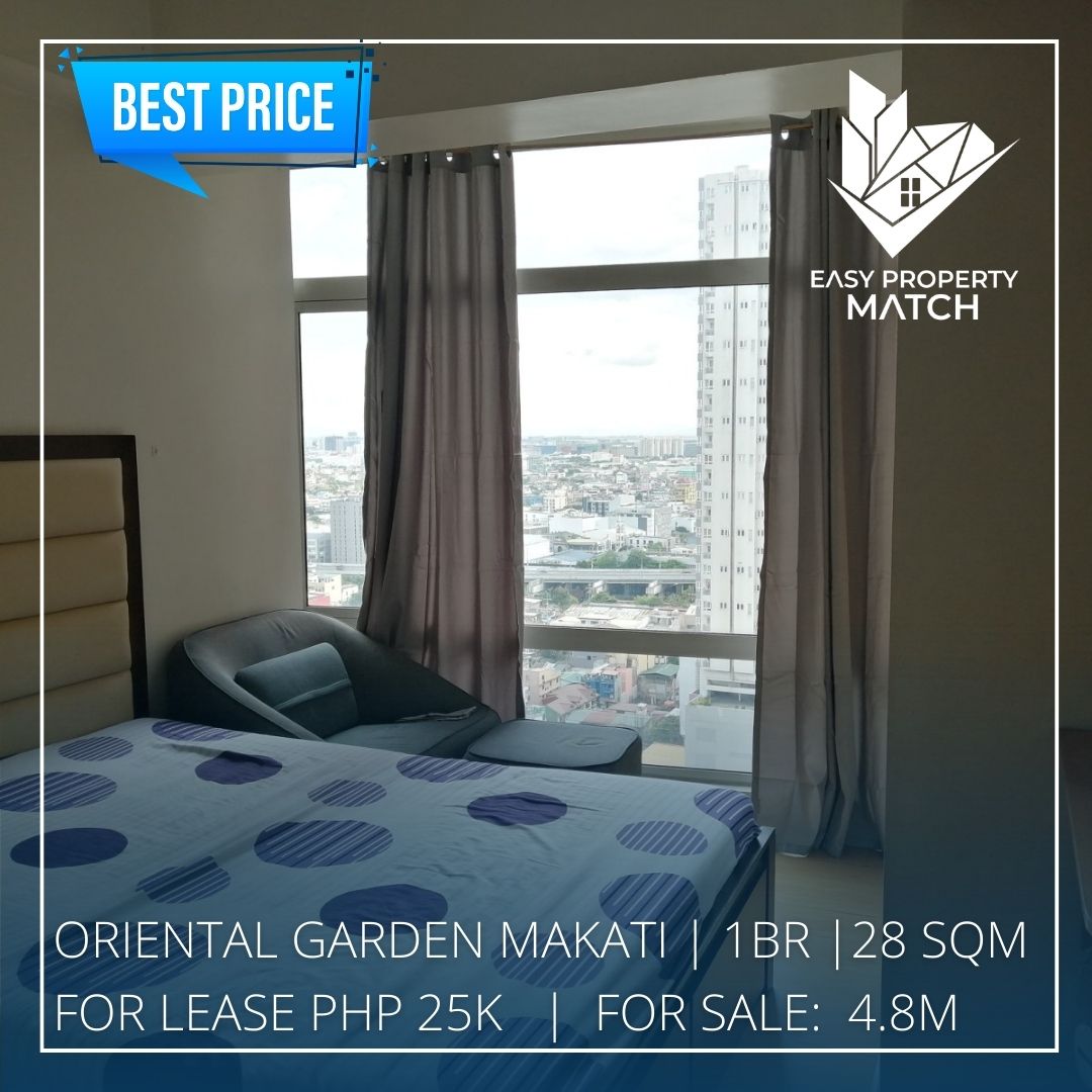 1BR Condo for Rent Lease Sale Oriental Garden Chino Roces Makati Fully Furnished 2