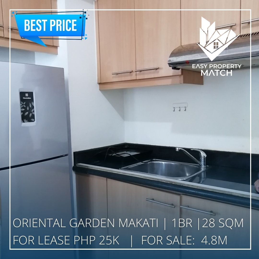 1BR Condo for Rent Lease Sale Oriental Garden Chino Roces Makati Fully Furnished 4 1