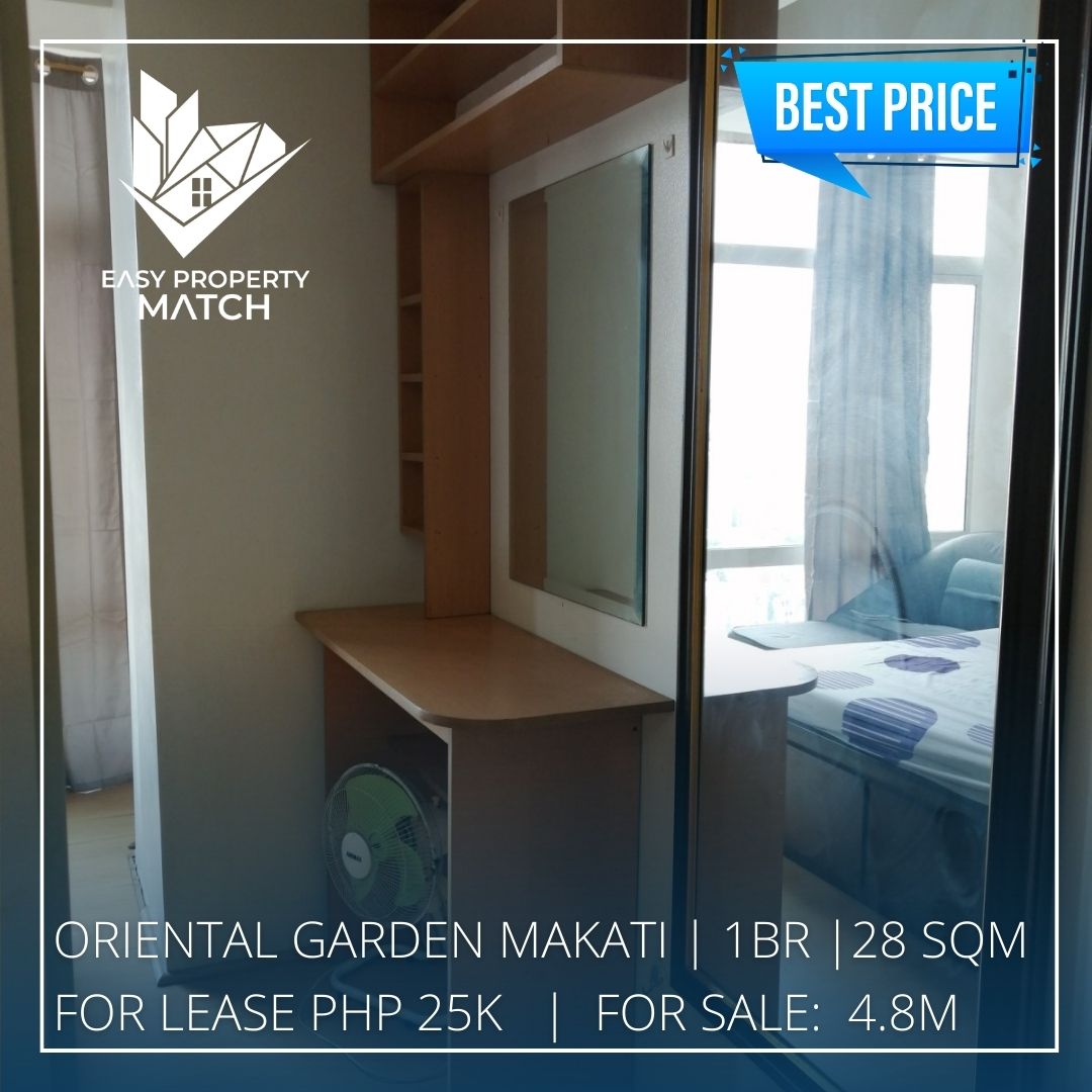 1BR Condo for Rent Lease Sale Oriental Garden Chino Roces Makati Fully Furnished 6