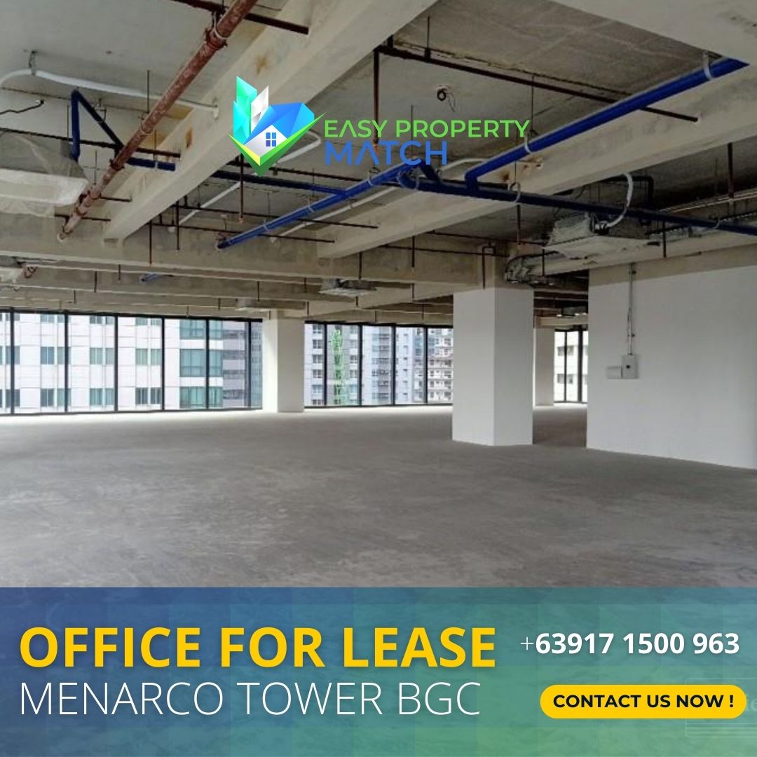 PEZA Office Space for Rent Lease BGC Menarco Tower 32nd Street Taguig 1