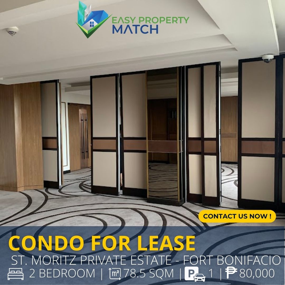 St. Mortiz Private Estate Condo for Lease Rent BGC Mckinley 4