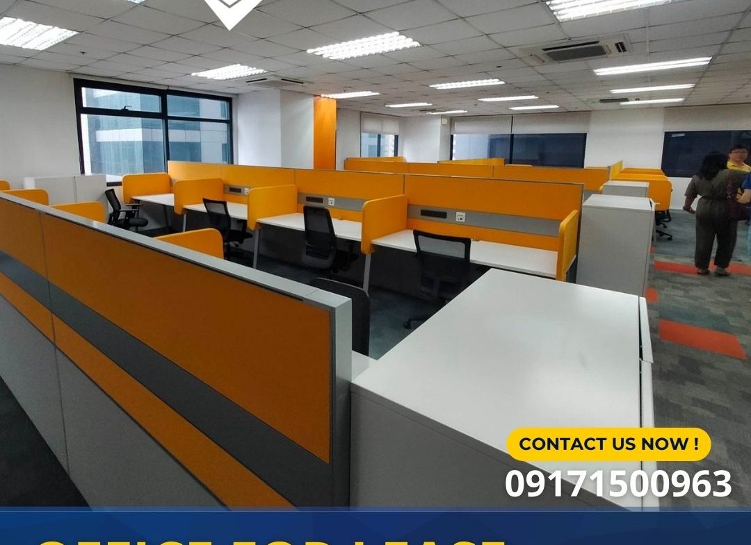 Fully Fitted office space for rent lease ortigas cyberscape beta 1