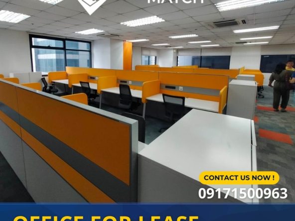 Fully Fitted office space for rent lease ortigas cyberscape beta 1