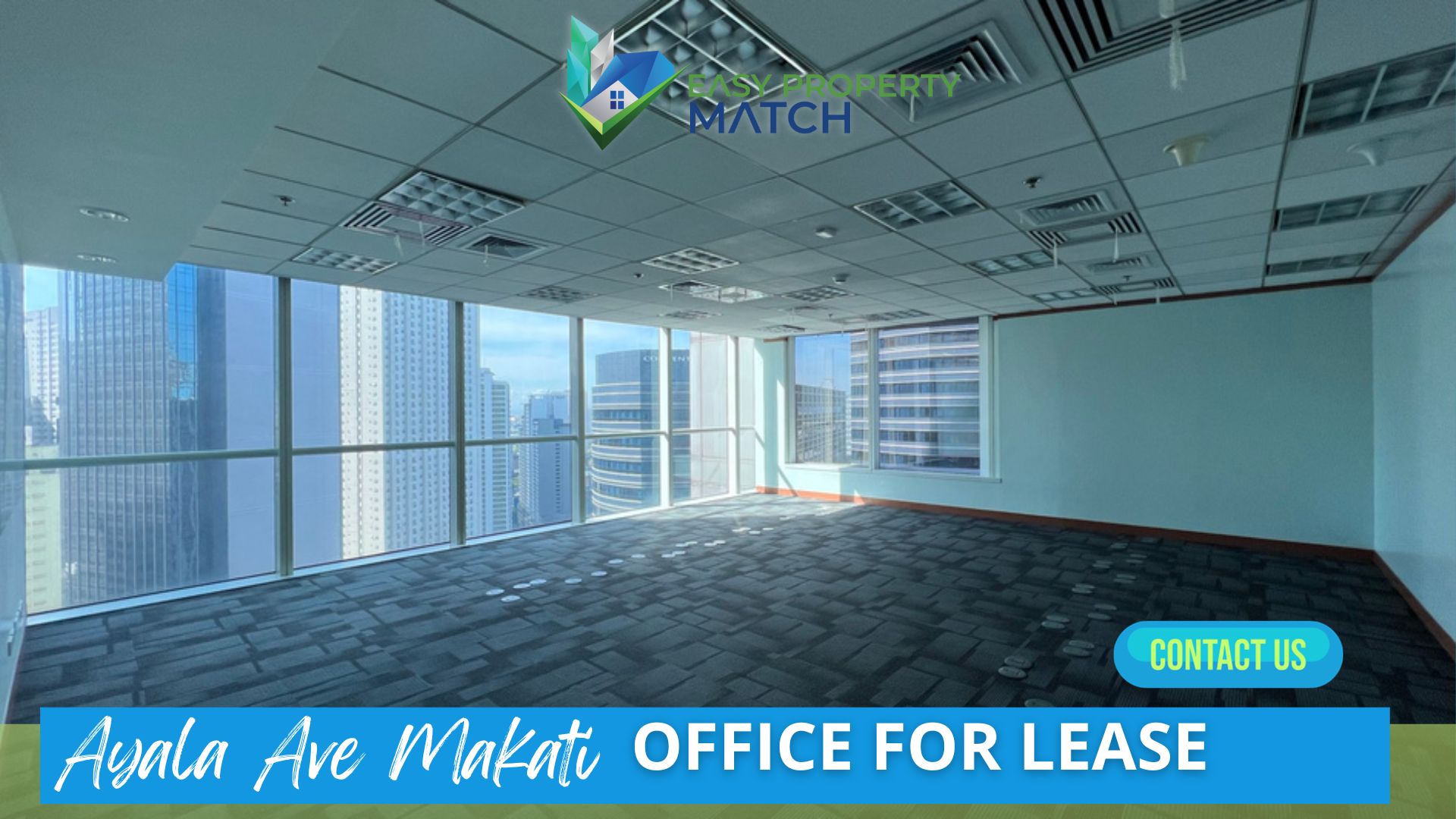 PEZA Office for Rent Lease Makati Dela Costa view Semi fitted 1