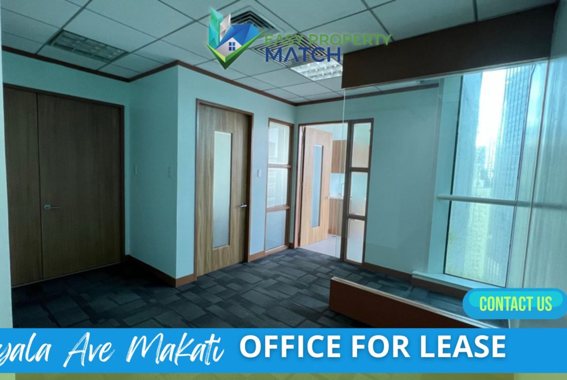 PEZA Office for Rent Lease Makati Dela Costa view Semi fitted 2