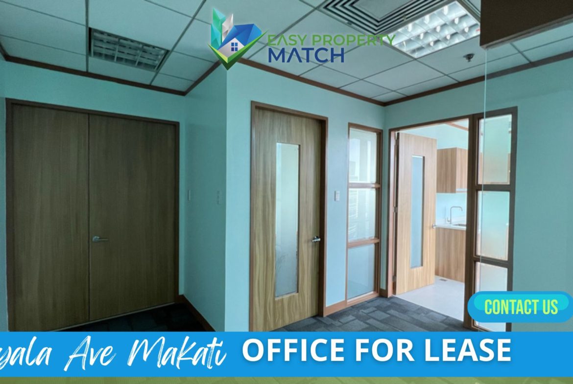 PEZA Office for Rent Lease Makati Dela Costa view Semi fitted 3