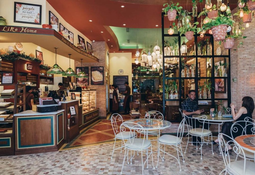 Restaurants at mary grace cafe Maax mall of asia arena