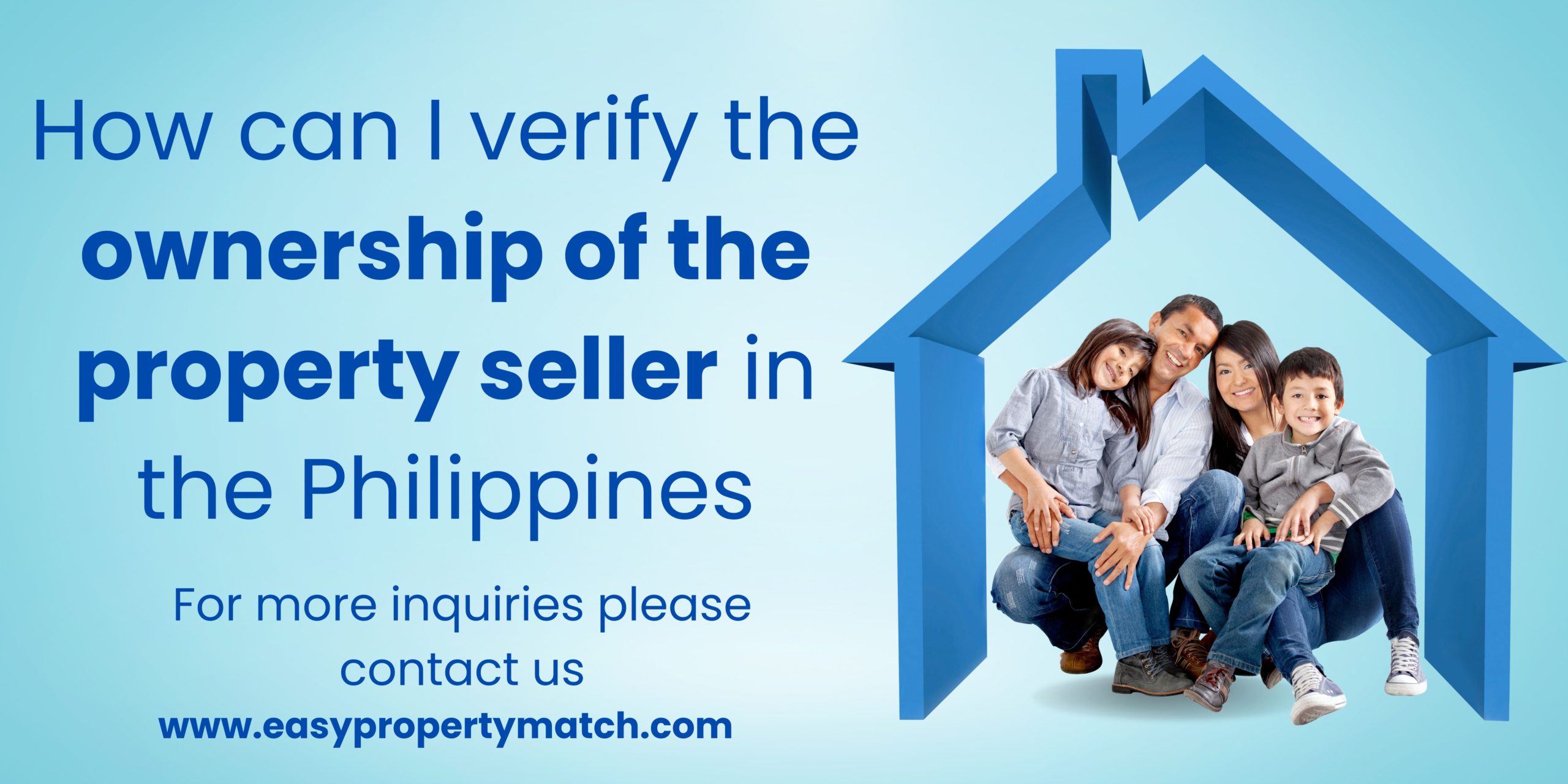How can I verify the ownership of the property seller in the Philippines