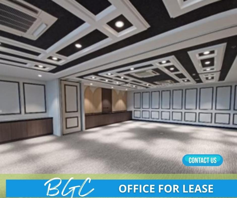 Ground floor Commercial Space for Rent in Arca South Taguig