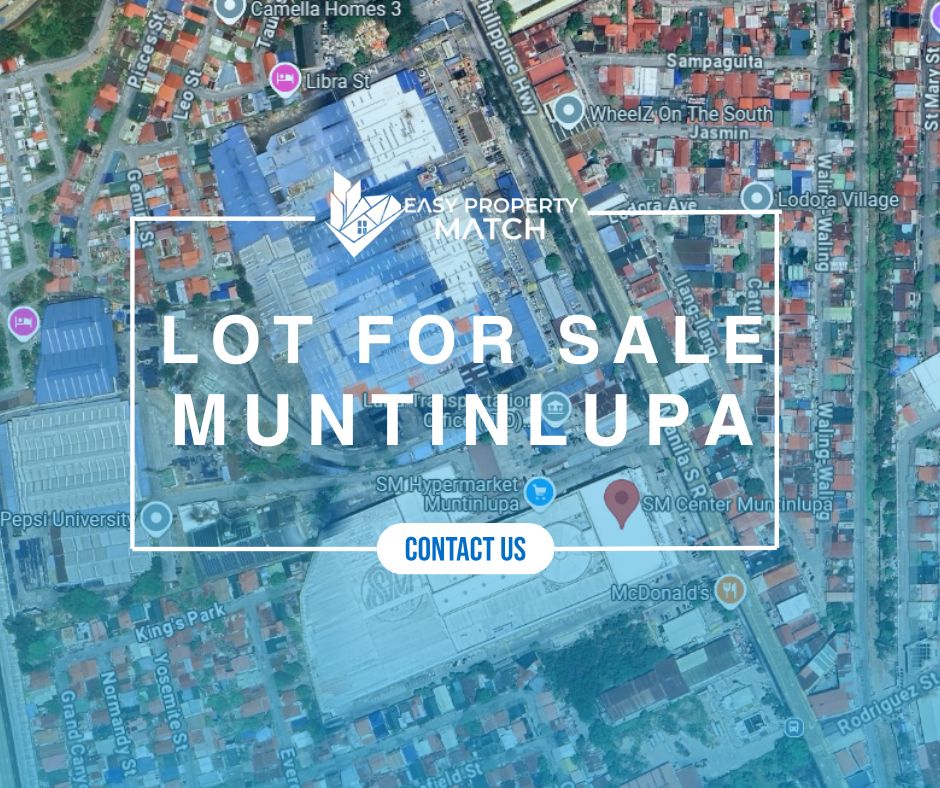 Prime Commercial Lot For Sale or Long Term Lease in Muntinlupa City near SM Muntinlupa