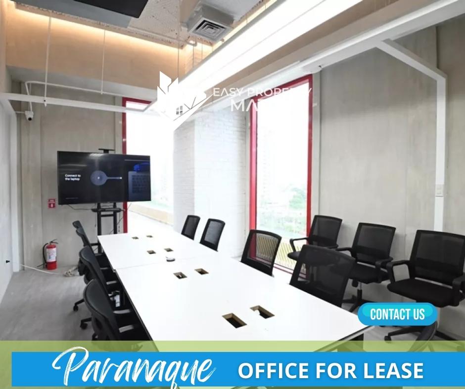100 sqm Fully Furnished Office for Rent in Parañaque