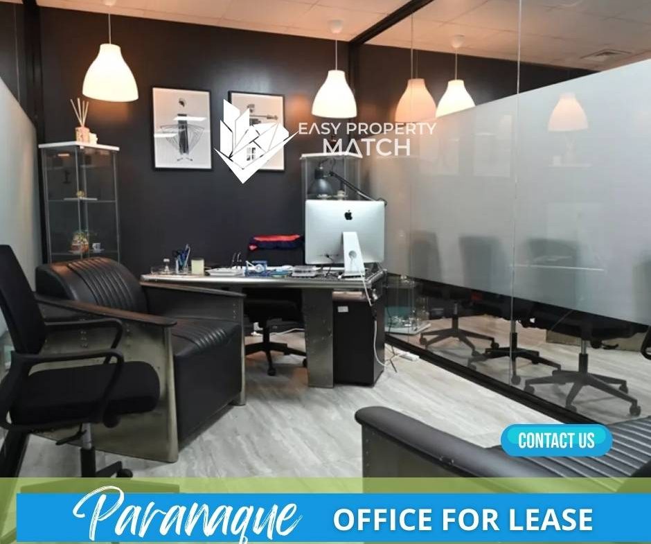200 sqm Fully Furnished Office for Rent in Parañaque