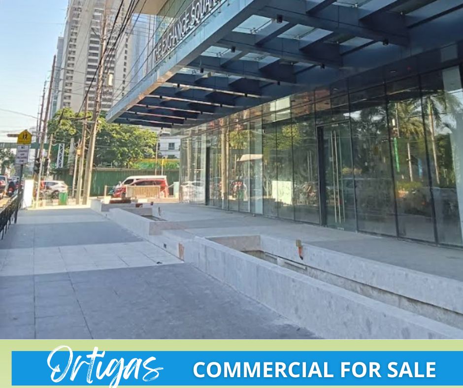 Ground Floor Commercial Space for Sale in San Miguel Ave Ortigas