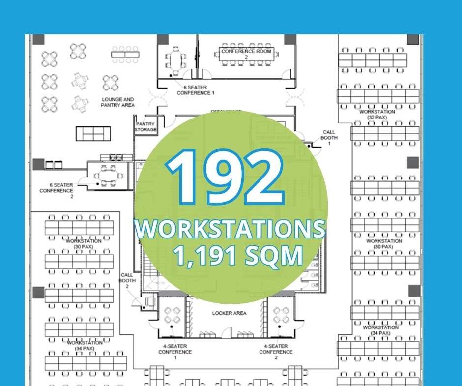 Fully Furnished PEZA Office in BGC 192 seats (2)