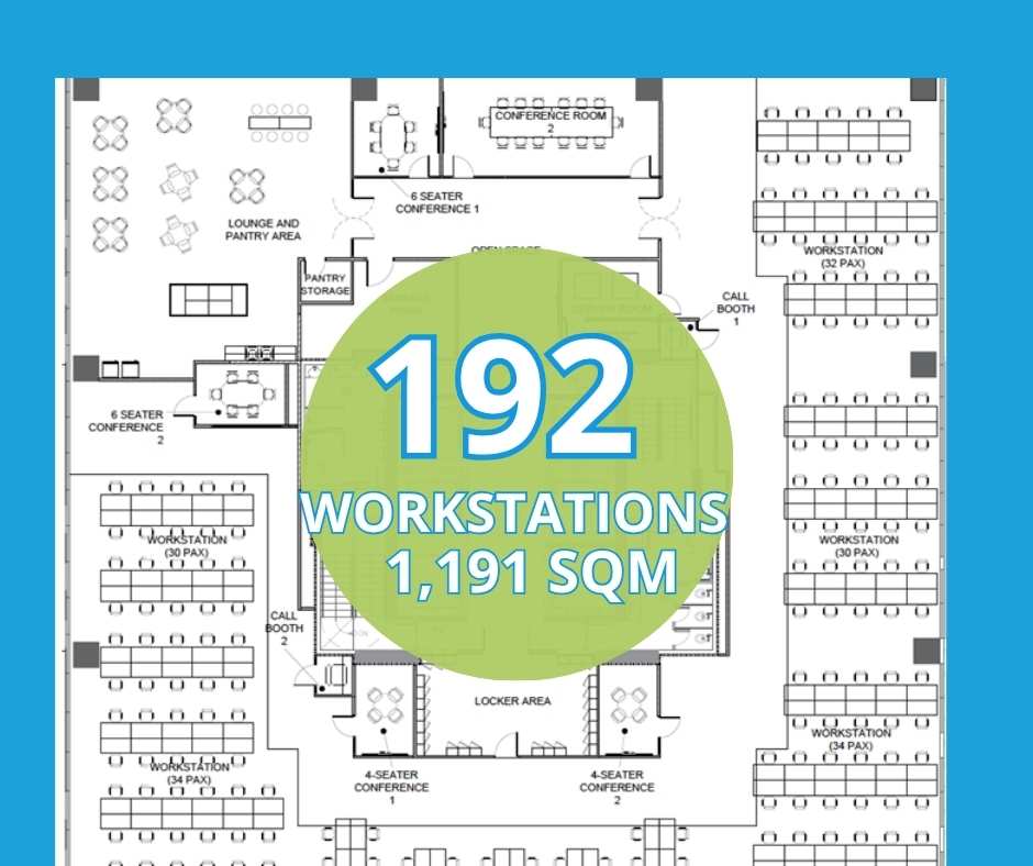 Fully Furnished PEZA Office in BGC 192 seats (2)